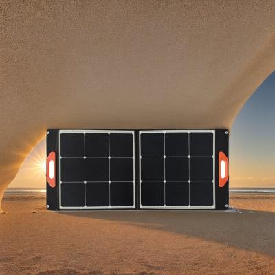 China 400W painel solar dobrável carregador solar de silicone à venda