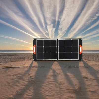 China Monocrystalline Silicon Foldable Solar Power Charger For RV Boats for sale
