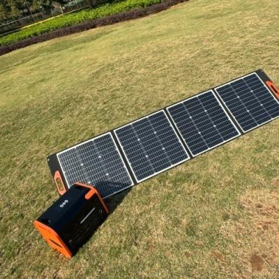 China Waterproof 120W 12V Solar Panel for Collapsible and Flexible Battery Charging for sale