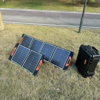Quality 60W 100W 120W Black Solar Photovoltaic Panel With Peak Value Of 5V 9V 12V 15V for sale