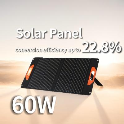 Κίνα Μικρό μονό 60W ηλιακό πάνελ 2.2kg αναδιπλούμενο φορτιστή ηλιακού πάνελ προς πώληση
