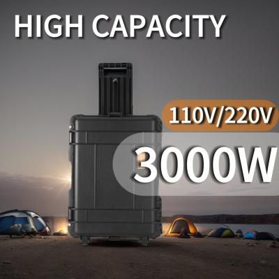 China 3000W High Power Output Portable Power Station with Lithium Iron Phosphate Battery for sale