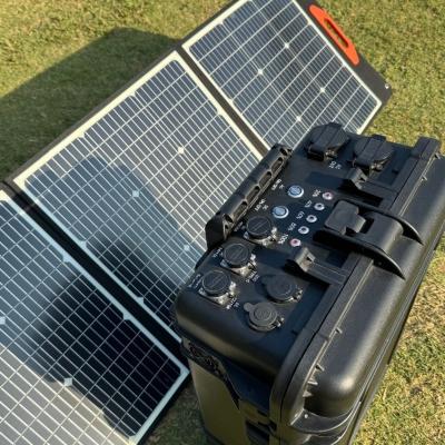 China Gerador de energia solar portátil de saída de corrente AC máxima de 15A para carregamento doméstico e externo à venda