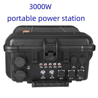China Customization Option 3000W Portable Solar Power Station for Outdoor Energy Storage for sale