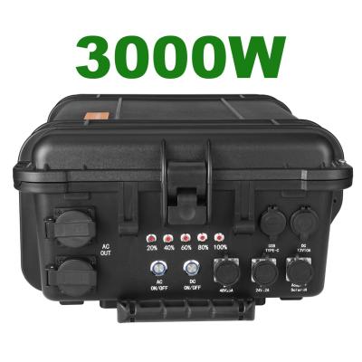 China LT-30 3000wh Portable Solar Power Supply for Outdoor Emergency Backup Generators for sale