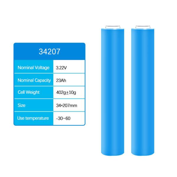 Quality 34207 3.2V Lithium Iron Phosphate Battery 23Ah Cylindrical Aluminum Shell for sale