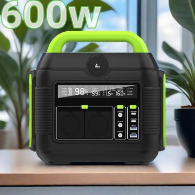 China MPPT Technology 600W 576Wh/14.4V/40Ah 160000mAh Portable Solar Generator for Market for sale