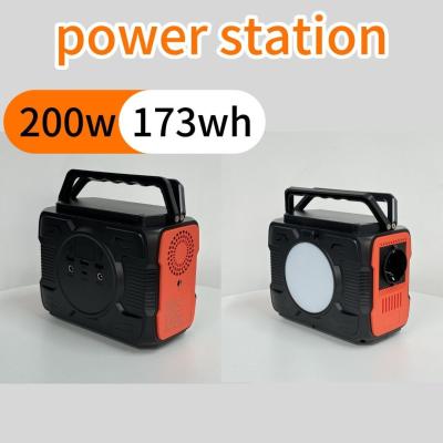 China 110V/220V Portable Power Station 200W Mobile Solar Generator for sale