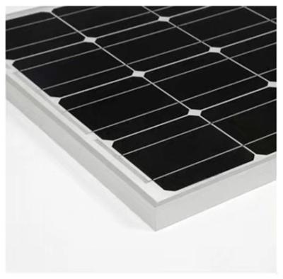 China 100W32 Monocrystalline Silicon Photovoltaic Module Solar Panel With Aluminum Frame Suitable For House RV Marine for sale