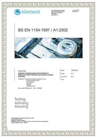 element EN1154 - Suzhou Fuerda Industry Co.,Ltd