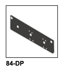 China Lightweight Weatherproof Door Closer Door Hardware Drop Plate Regular Arm Mount for sale