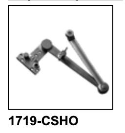 China Low Profile Commercial Door Closer Accessories Cush Stop Hold Open Arm for sale
