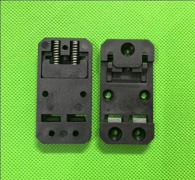 China do suporte plástico da montagem do trilho do ruído do padrão de largura de 35mm jogo a mola do grampo do Ruído-trilho do suporte DIN35 DRC-232 à venda