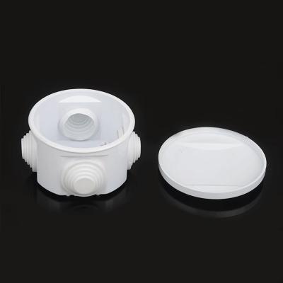 China 50x50mm ABS Electronic Junction Box Hole With Rubber Stopper Sealed Box Dustproof for sale