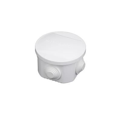 China 80x50mm ABS Waterproof Dustproof Junction Box Knockout Entry With Rubber Stopper for sale