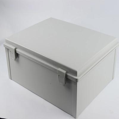 China 460x350x165mm ABS Enclosure With Hinged Cover for sale