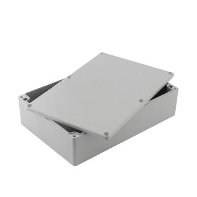 China caja de conexiones impermeable del metal de 222x145x55m m con los tornillos en venta