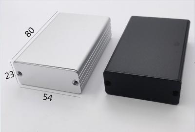 Китай Лазер Silkscreen 54*23*80mm прессовал алюминиевая коробка проекта продается
