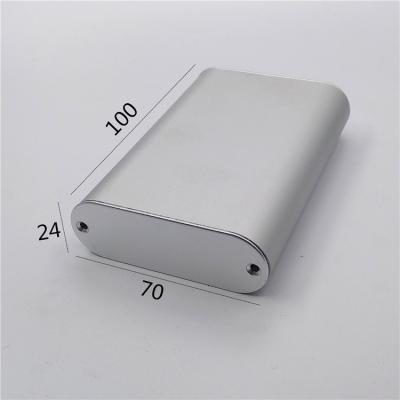 China Extrusion Aluminum 70*24*100mm Power Bank Enclosure for sale