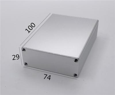 China Cerco de alumínio da caixa do projeto dos parafusos M3*8 74*29*100mm à venda