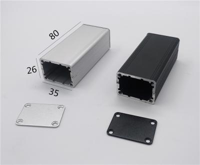 China 35*26*80mm Divided Body Small Extruded Aluminum Enclosure for sale