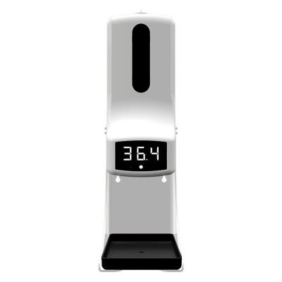 China K9 Pro Thermometer Intelligent Soap Dispenser 2 In 1 Alcohol Spray Gel 1000ML for sale