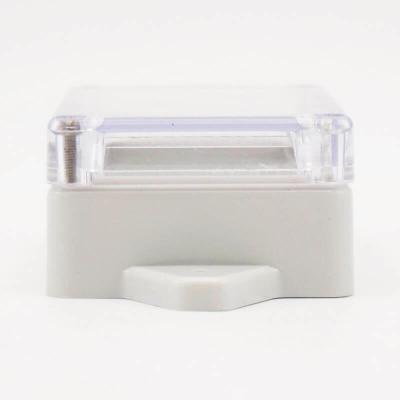 China Weatherproof Electrical 83*58*33mm Wall Mount  wire junction box abs/pc transparent cover enclosure box for sale