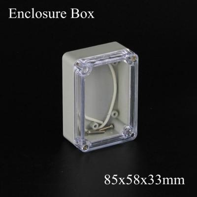 China 83*58*33mm Small Terminal Junction Box Electric With Clear Top for sale