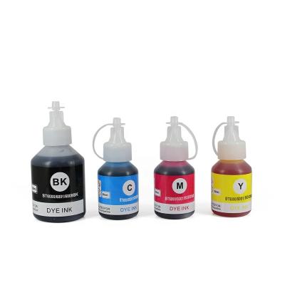 China 70ML BT6001BK BT6000 BT5000 Water Based dye Ink For Brother DCP-T300 for sale