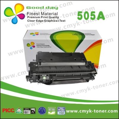China El cartucho de tinta de CE505A 05A usado para la serie de HP LaserJet P2035 P2055 se ennegrece en venta