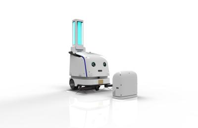China Robots de limpieza interiores y al aire libre recoger el polvo, empujar el polvo y aljofifar la máquina de la robótica del piso en venta
