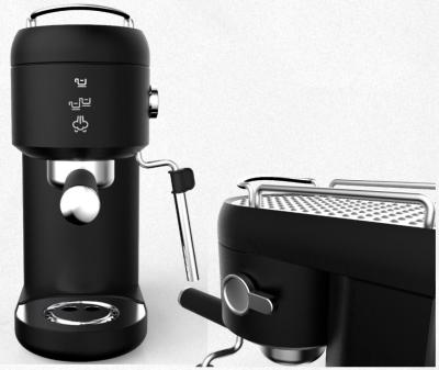 China Black Capsule Coffee Machine 20 Bar Pods Pump Espresso And Drip Coffee Maker for sale