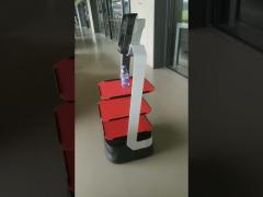 Laser Navigation Self meal Delivery Robot waiters in Golf Course