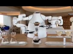 Double Arm Robot Coffee Machine ,Cafe Robot Espresso