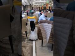 Automatic obstacle avoidance and flexible passage smart service robot