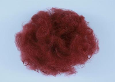 China Wine Red PSF Polyester Staple Fiber Bulk 3D*28MM With Free Samples for sale