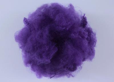 China Fibra reciclada púrpura del animal doméstico de 6D*65M M, elasticidad de la fibra de grapa del animal doméstico buena antiestática en venta