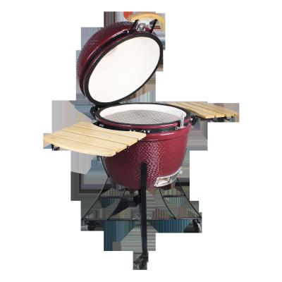 China Beach red 15 Inch Kamado Grill for sale