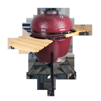 China Cart Mini Japanese 265mm 24KGS Egg Shaped Grill Smoker for sale