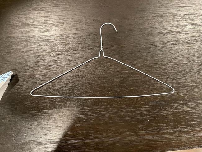Wire hanger production samples