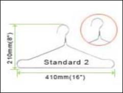 Hanger manufacturing output samples