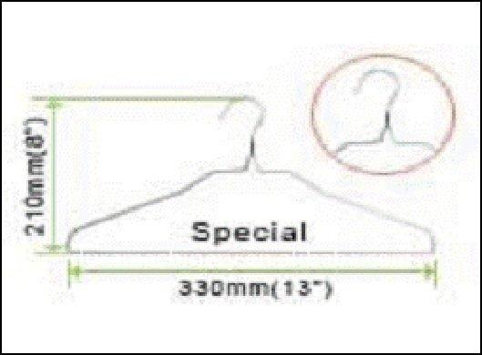 Steel wire hanger product variations