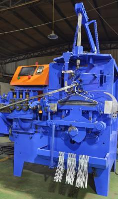 China Automatic Wire Hanger Machine with Integrated Spot Welding for 22-28 pcs/min Production and Water-Cooled Electrodes for sale