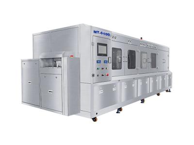 중국 온라인 다중 구역 PCBA DI 워터 SMT 세정 장비 PLC 통제된 MT-6100 판매용