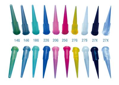 China LK Screw Mouth TT Oblique Plastic Glue Dispensing Needles Double Threaded for sale