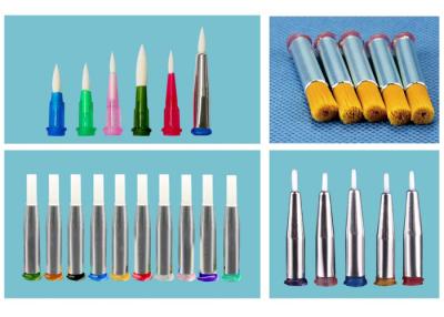 China Good Quality Anti-Static And Non-Shedding White Bristles And Yellow Bristles Glue Dispensing Needles for sale