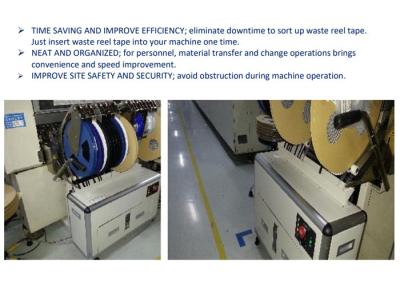 China AC210V - AC240V Waste Tape Cutting Machine Used In SMT Production Line  MT-1600 for sale
