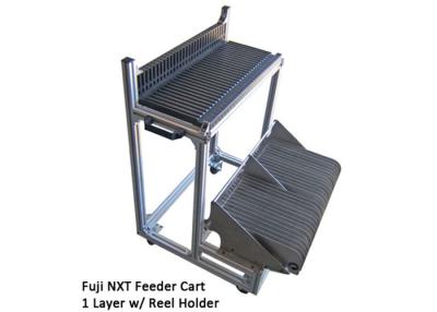 China Heavy-duty single layers 45 feeder slots aluminum Fuji NXT Feeder Cart for Fuji NXT tape feeder use for sale