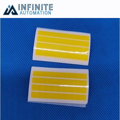 China custom SMT Consumables ESD PET Single Splice Tape Yellow Blue Black Color for sale