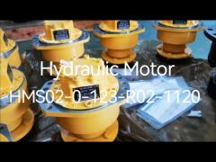 Yellow Hydraulic drive wheel motor for poclain mini ms02 for Road Sweeper
